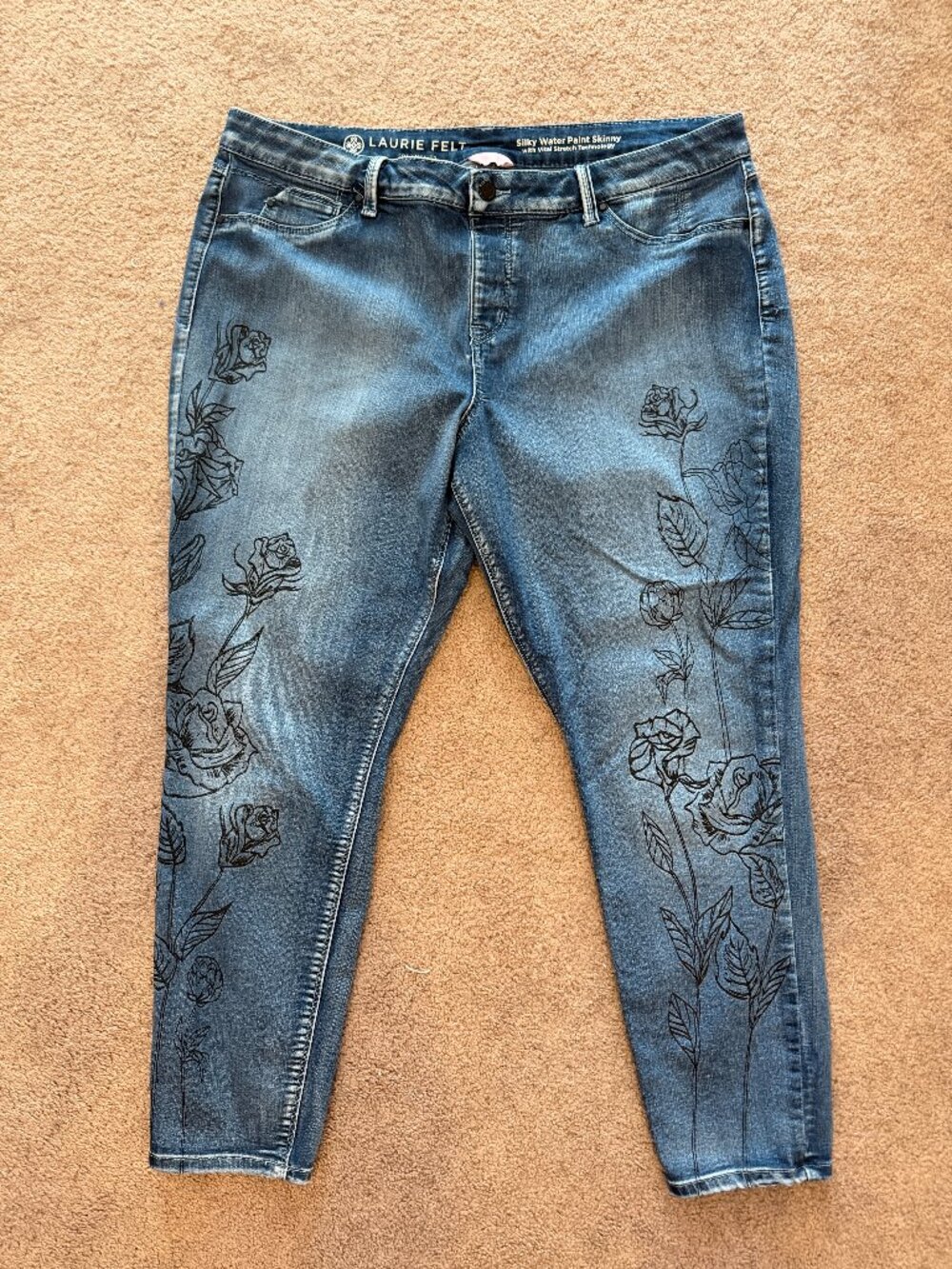 Laurie Felt Silky Jeans XL